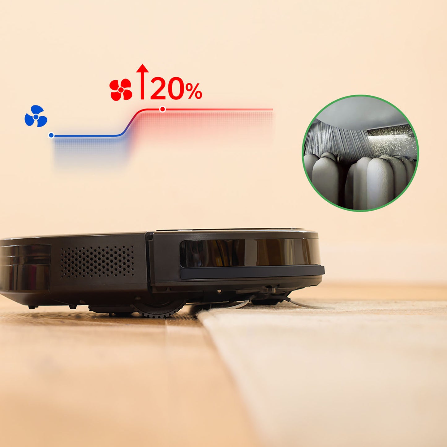 Robot sprzątający Vactidy Nimble T8 z funkcją mopowania