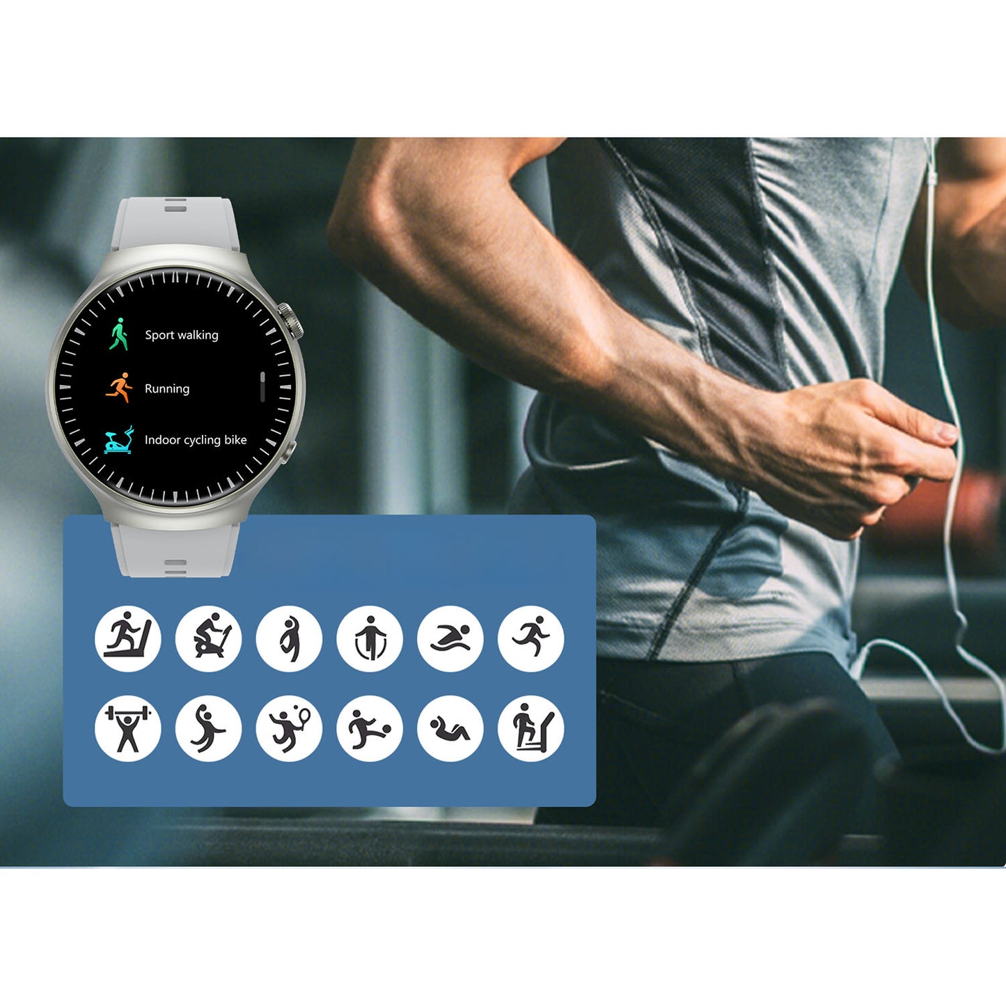 Smartwatch Moi Neo 1, 1,43” - szary