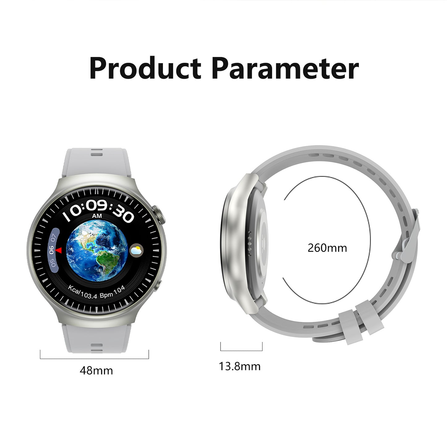 Smartwatch Moi Neo 1, 1,43” - szary