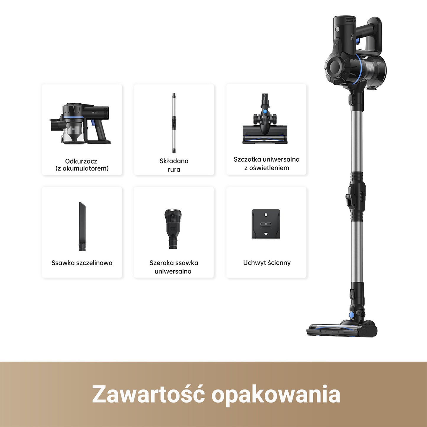 Odkurzacz bezprzewodowy pionowy Dreame Mova J10