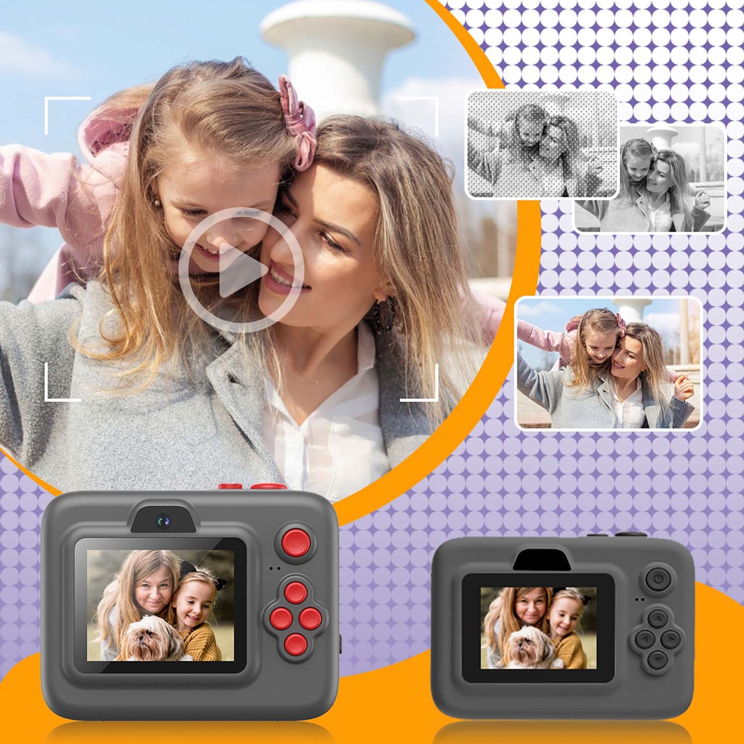 Aparat natychmiastowy dla dzieci Leting M5 - z drukarką - 2 kolory