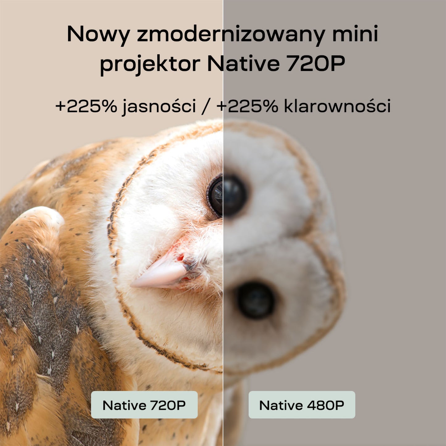 Projektor przenośny Yoton Y3PW, Wi-Fi, 120 ANSI lumenów