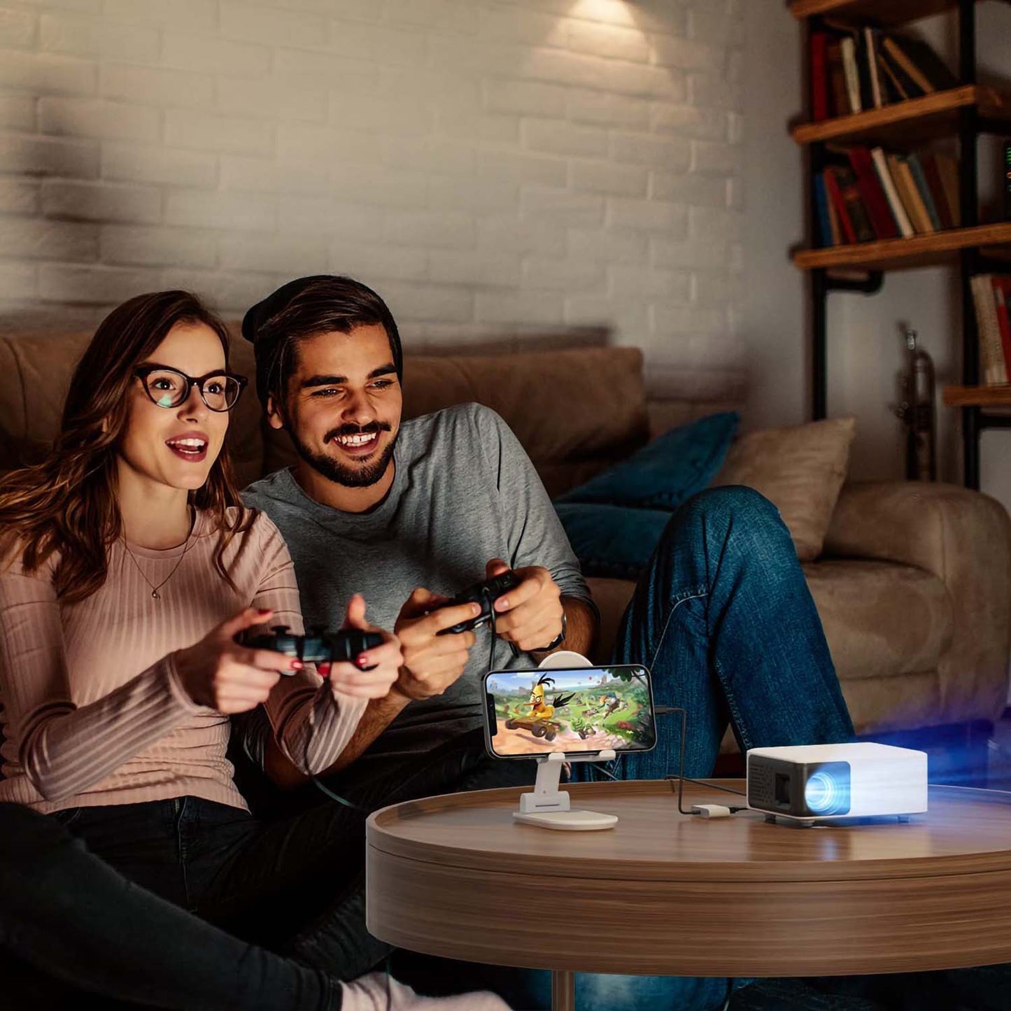 Projektor przenośny Yoton Y3PW, Wi-Fi, 120 ANSI lumenów